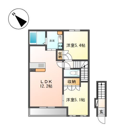 【間取り】 | クレセント ムーン