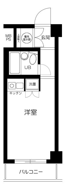 キャッスルマンション戸越公園の間取り