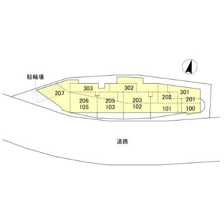 アルビヨン千里丘の地図