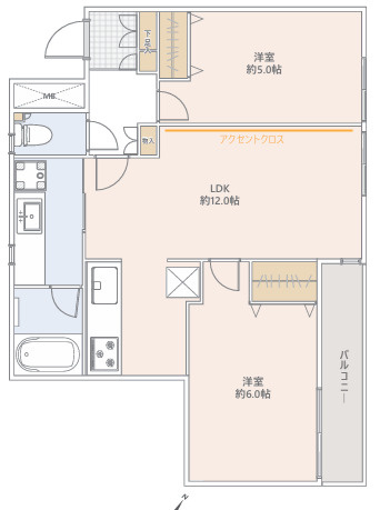 アルス用賀の間取り