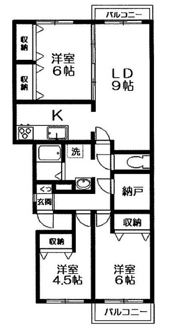 レジデンス森田の間取り