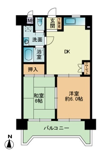 アイレックス南天神の間取り