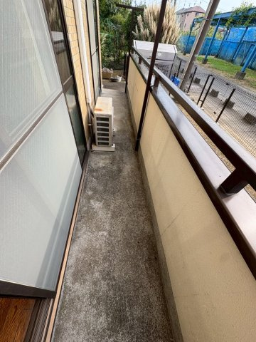 川崎市多摩区登戸の賃貸マンションのバルコニー