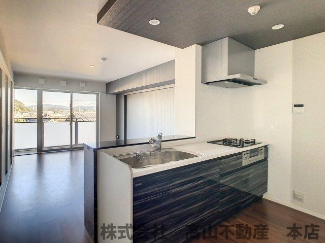 宗像市東郷５丁目の賃貸マンションのキッチン