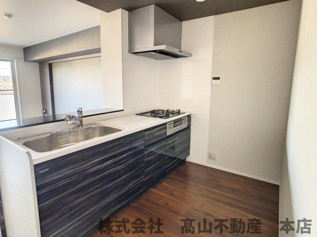 宗像市東郷５丁目の賃貸マンションのキッチン