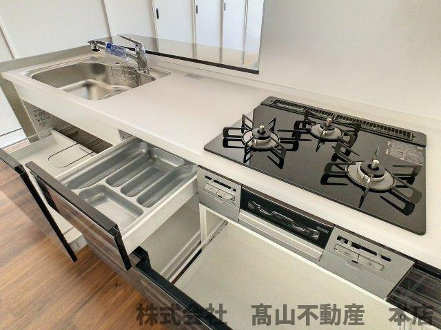 宗像市東郷５丁目の賃貸マンションのキッチン