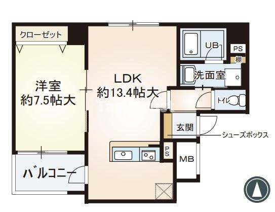 【間取り】 | デセンテ北梅田