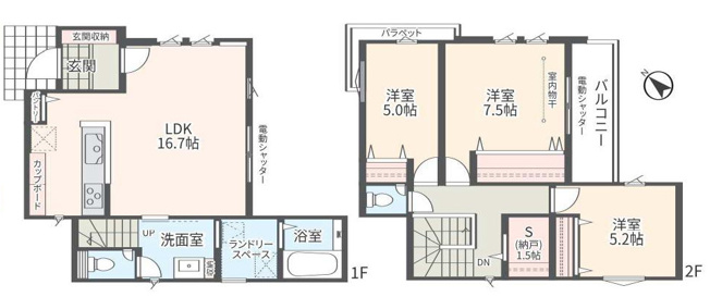 【間取り】 | 3SLDKは、サービスルーム、3つの居室、リビングダイニングキッチンを備えた間取り。収納や趣味のスペースを確保しつつ、広々としたリビングで家族団らんを楽しめます。ファミリー層に非常に人気のある間取り。
