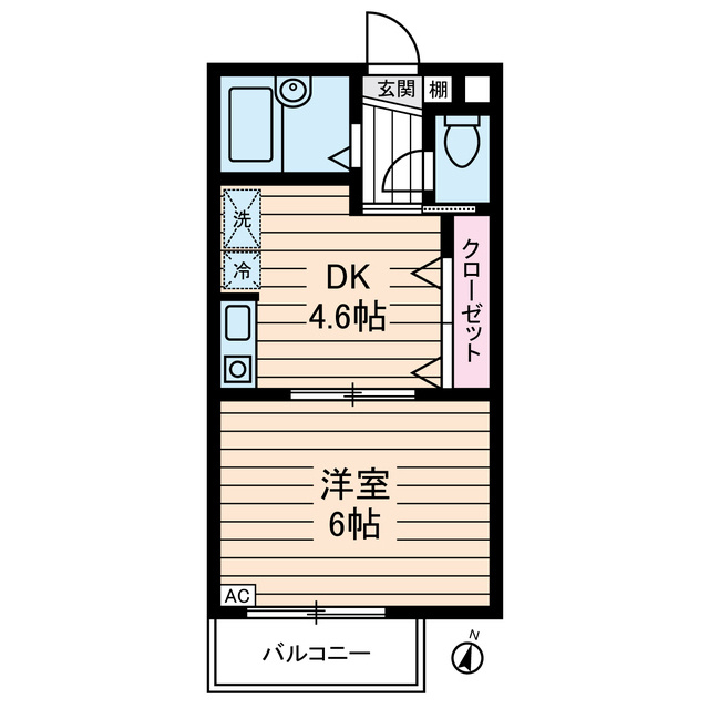 ハーヴェスト八雲の間取り