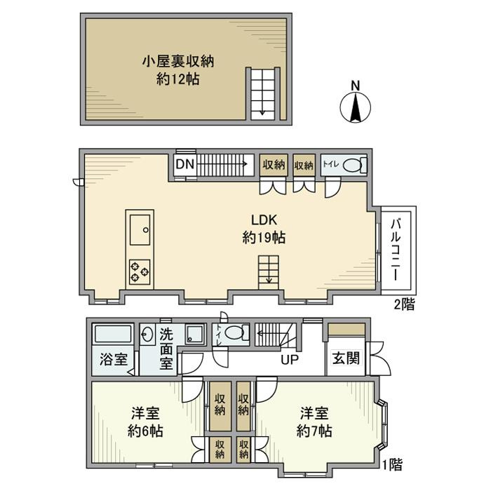 南戸建の間取り