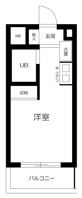 スカイコート都立大学第２の間取り