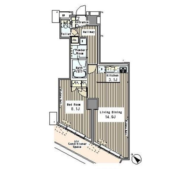 ＭＹ　ＴＯＷＥＲ　ＲＥＳＩＤＥＮＣＥの間取り