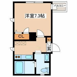 【間取り】 | ブリリアント市ヶ谷 | 間取りです。