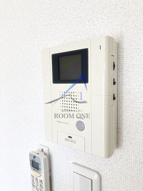 ソレーユ宮前のセキュリティ|モニター付きインターホンです。