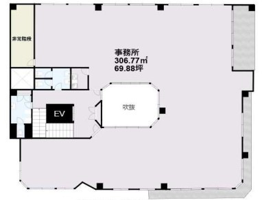 堺市堺区向陵中町　貸店舗の間取り