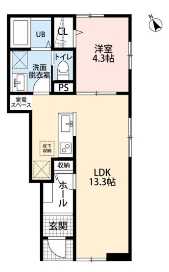 【間取り】 | リーブルファイン四街道駅前