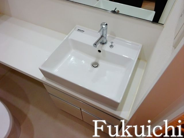 プレミアムコート都立大学の洗面所