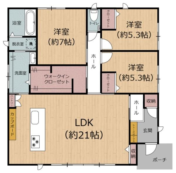 京が丘南4丁目　中古の間取り|※図面と現況が異なる場合は現況を優先させていただきます。