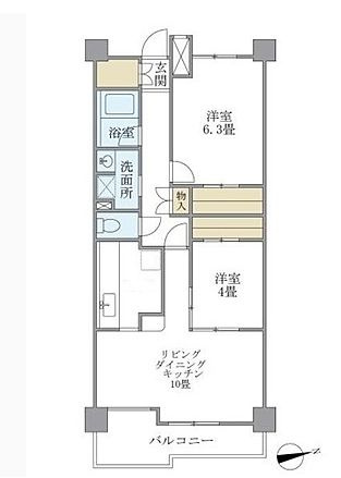 グリーンヒルズ目白の間取り