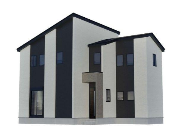 上野1期2号棟の完成予想図|※外観パースはイメージです。現況と異なる場合は現況を優先させていただきます。
