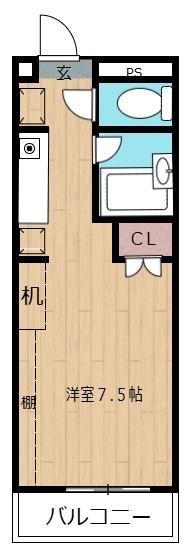グレイス弐番館の間取り|※図面と現況が異なる場合は現況を優先させていただきます。