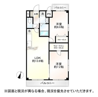 【間取り】 | クレアドミール鴻巣 | 反転タイプあり