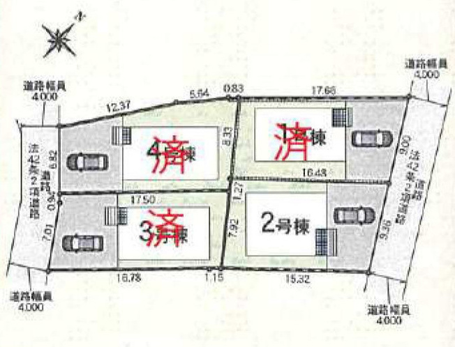 【区画図】 | 区画図は、土地の形状、境界、道路との関係を詳細に示す図面土地の正確な位置、面積、形状を把握し購入や建築計画の判断に不可欠です。区画整理や開発状況も示され、将来的な土地利用のイメージを掴む上でも重要。
