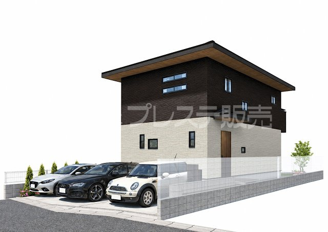 奈良市敷島町１丁目の新築一戸建の完成予想図|建物完成イメージ／ご内覧いただけるモデルハウスもあります♪※現地に係員は常駐しておりません。