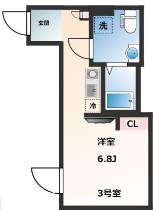 Novel Court 東日暮里の間取り