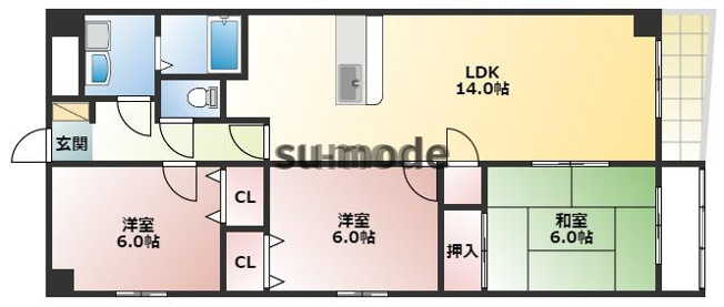 【間取り】 | カサグランデ21