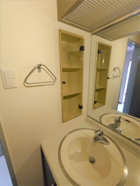 川崎市多摩区登戸の賃貸マンションの独立洗面台
