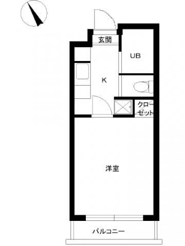 スカイコート早稲田第５の間取り