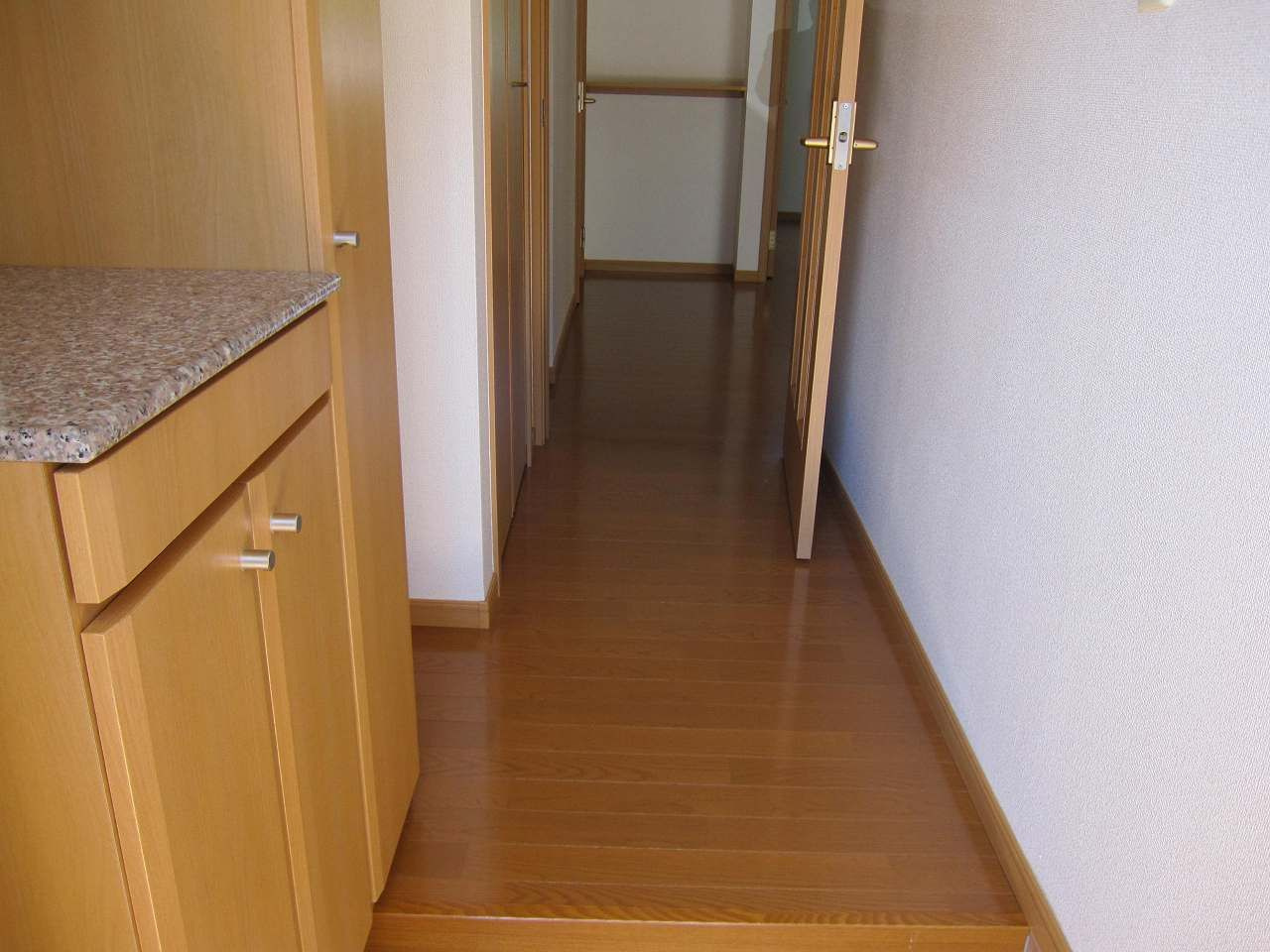ブリーズ吉田の玄関