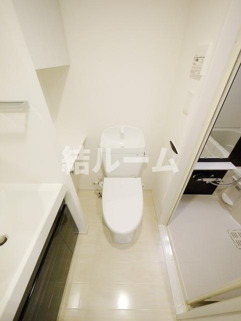 板橋区志村１丁目の賃貸マンションのトイレ