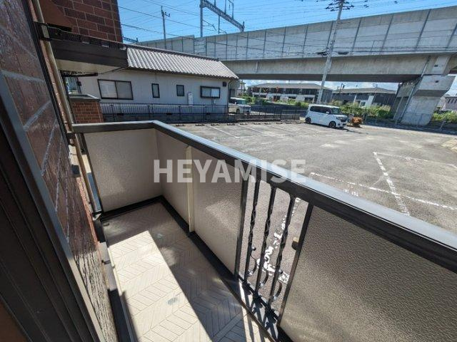 ウィルモア鬼橋 B棟のバルコニー