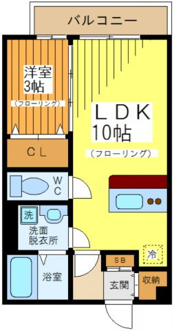 グランシャレ経堂Ⅱの間取り