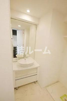 板橋区清水町の賃貸マンションの洗面所