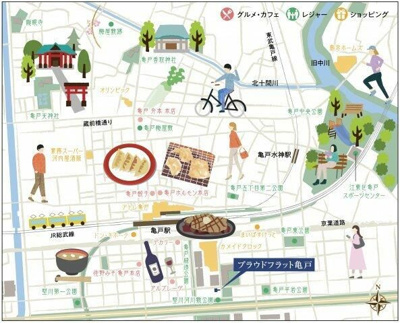 【周辺】 | プラウドフラット亀戸