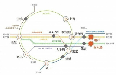 【地図】 | プラウドフラット亀戸