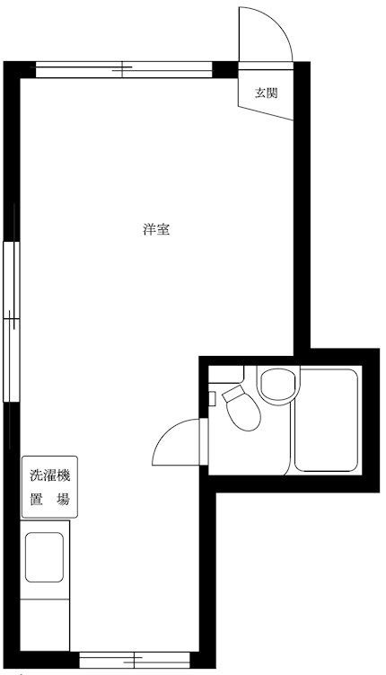 ホワイトハイツ神楽坂Ⅰの間取り|間取りです。