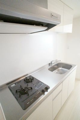 大和市福田４丁目の賃貸マンションのキッチン