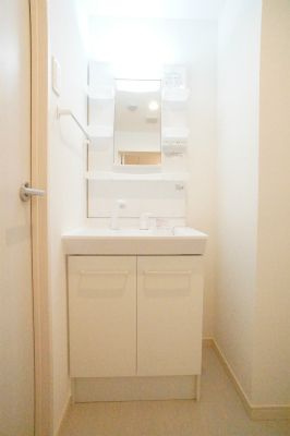 大和市福田４丁目の賃貸マンションの洗面所