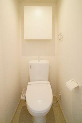 大和市福田４丁目の賃貸マンションのトイレ