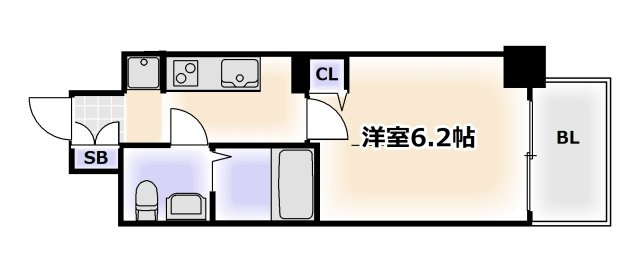 【間取り】 | エグゼ大阪CITYツヴァイ