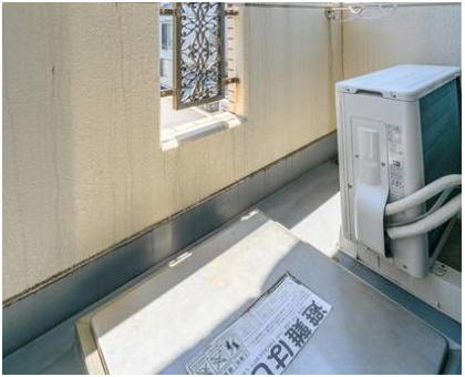 横浜市南区中村町４丁目の賃貸マンションのバルコニー