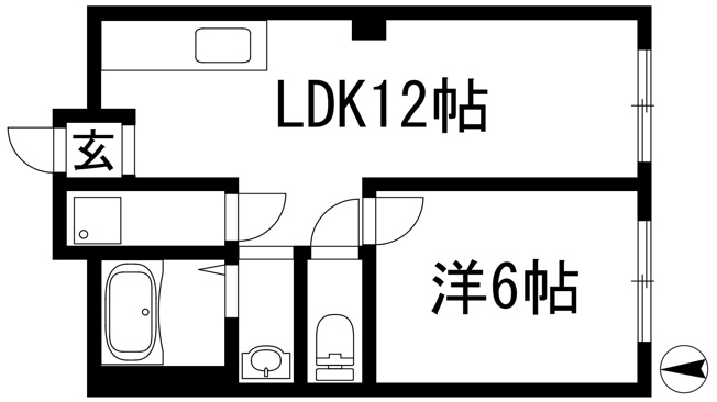 【間取り】 | カースル仁川