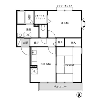 【間取り】 | ハビーハイツ　Ｂ