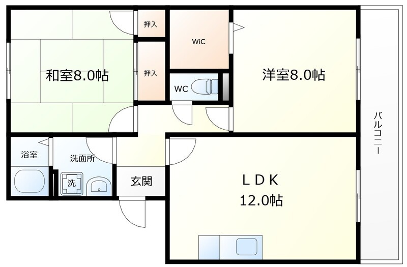 メゾンボナールの間取り
