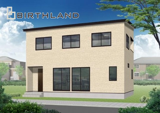 新築戸建　田村市船引町船引字下扇田　船引小・船引中の外観パース|【完成予想図】2026年11月完成予定です！現地ご案内いたします♪
