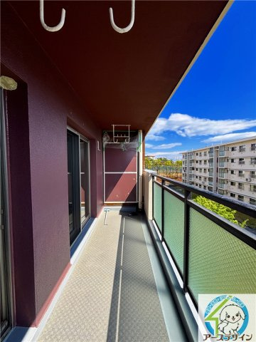 狩口台住宅22号棟のバルコニー